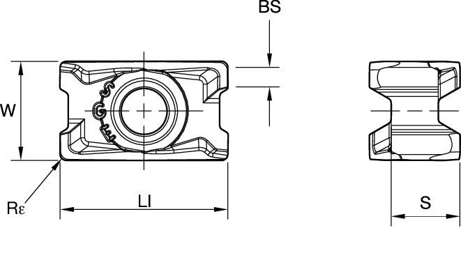 Shoulder Milling • Insert • LNPU15-SGE • Medium