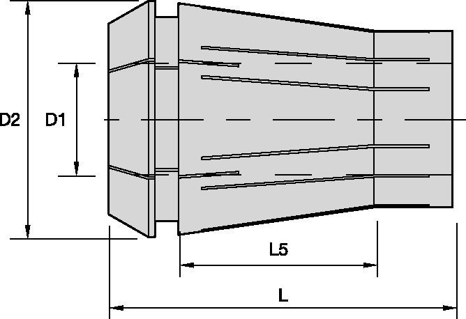 ER Single-Angle Precision Collets