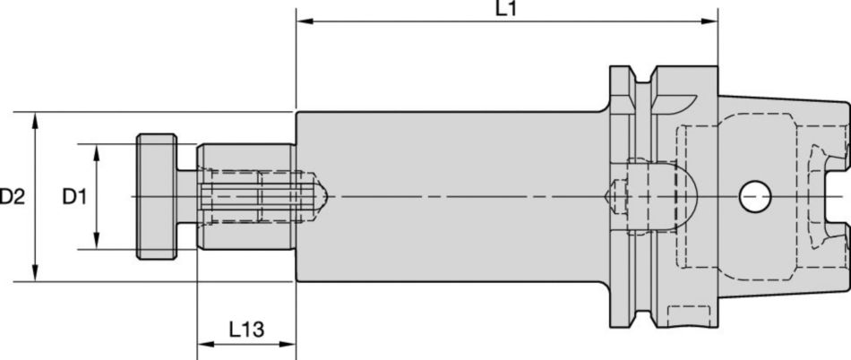 HSK Shank Tools Slotting Cutter Adapters/Screw-On Adapters