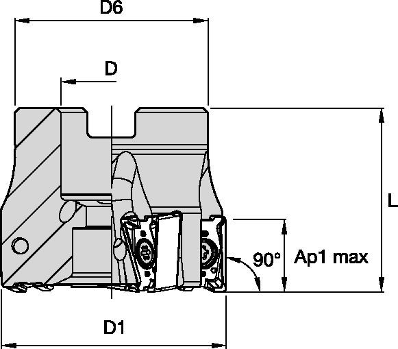 VSM490™-15 - Shell Mills - Metric 5710524 - WIDIA