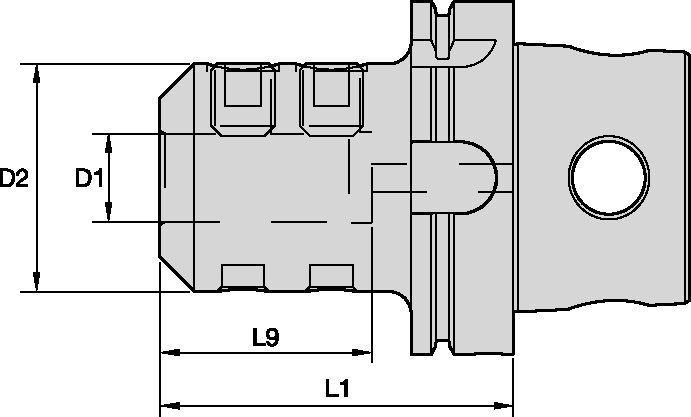 End Mill Adapters • Metric