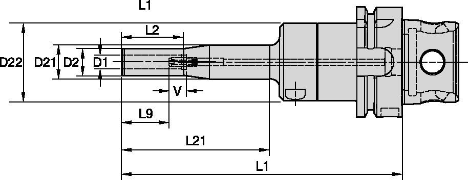 Mandrins hydrauliques Slim Line Trend Line