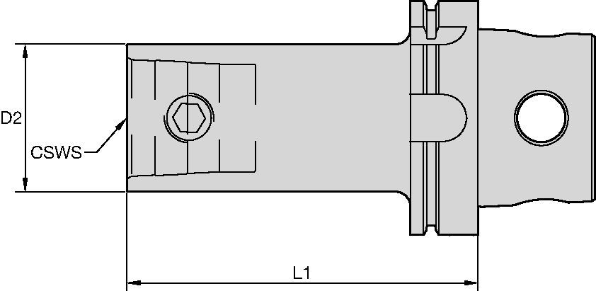 KM4X-KM TS Reducer Tooling Systems - 6273055 - WIDIA