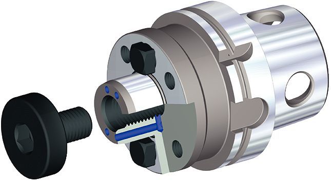 Shell Mill Adapters with Through Coolant