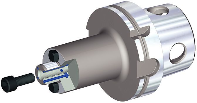 Shell Mill Adaptors Through Coolant