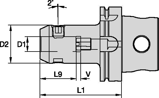 WN Whistle Notch Adapter Metric