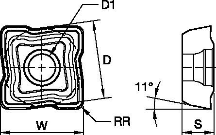 TC4 • Periphery Inserts • Aluminum • V36