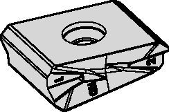 Inserts for MEGA 45° • Heavy Duty • LNPU-HD