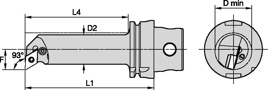 KM40TS™ Internal Cutting Units P-Clamping