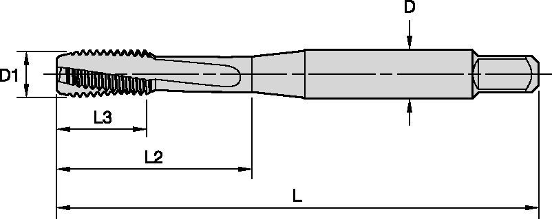 T662 • Form C Semi-Bottoming Chamfer • Metric ANSI