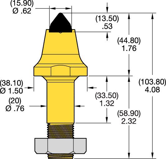 20mm Shank Conicals • RS and C Series