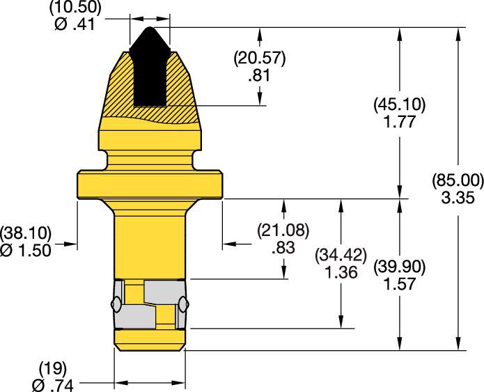 C21F 11NB Trenching - 1253937 - Kennametal