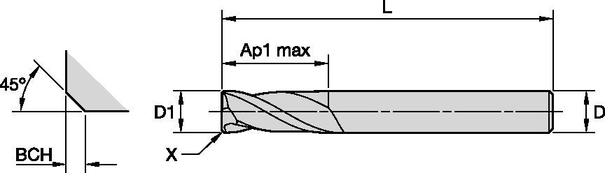 General Purpose Solid Carbide End Mill