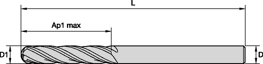 General Purpose Solid Carbide End Mill