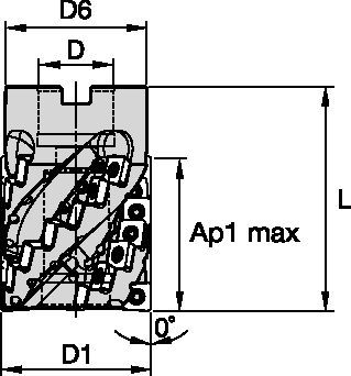 Shoulder milling cutter for multiple materials.