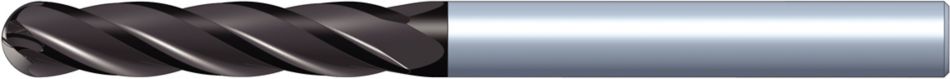 GOmill™ GP • Ball Nose • 4 Flutes • Plain Shank • Inch