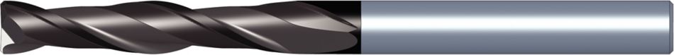 GOmill™ GP • Chamfered • 2 Flutes • Plain Shank • Metric