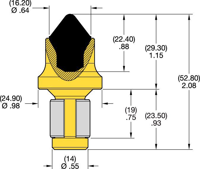 14mm Shank Conicals • CM Series