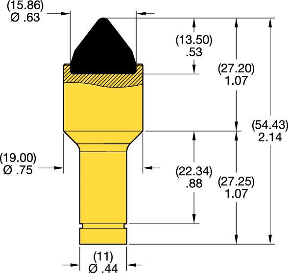 11mm Shank Conicals • CM Series