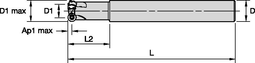 Fresa de copiado/contorneado