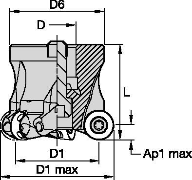 Copy/Contour Milling Cutter