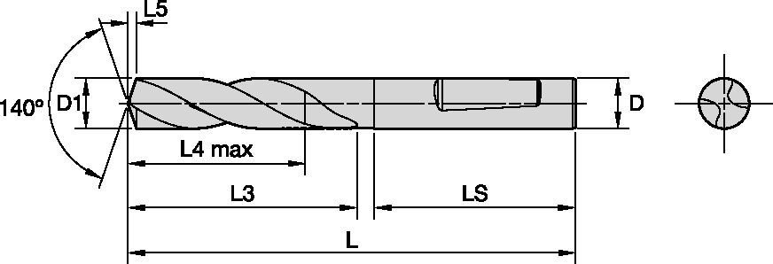 Solid Carbide Drill for Multiple Materials