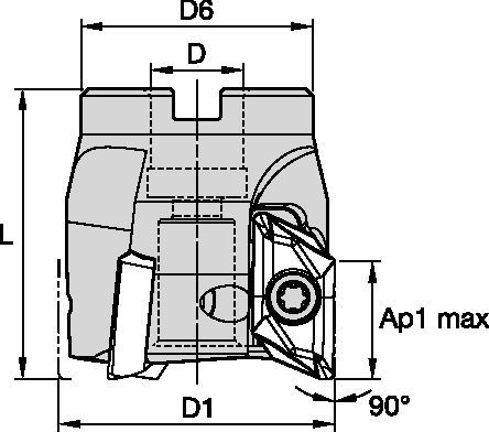 Profiling/Pocketing Milling Cutter • Aluminum