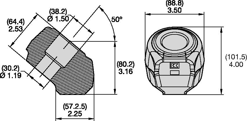 Haltersysteme mit 38/30 mm abgesetztem Schaft