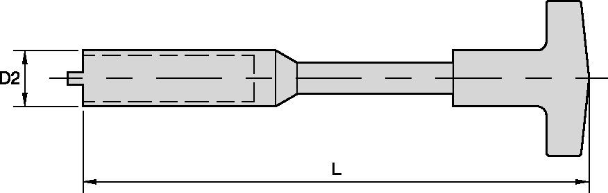 Montageschlüssel für HSK-Kühlmitteleinheit