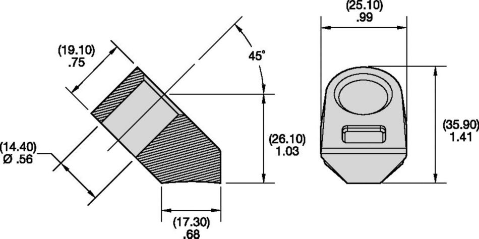 Portadenti con codolo 11 mm–14 mm