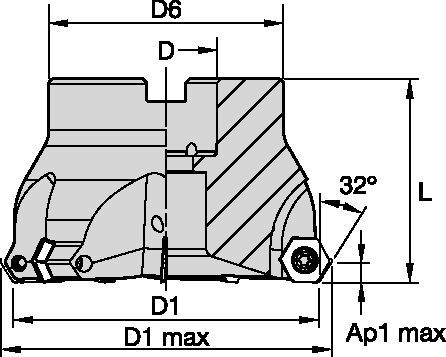 M640 - Shell Mills 2961912 - WIDIA