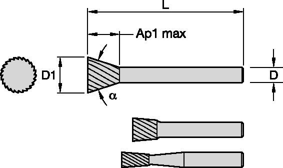 Burs Series SN Inverted Taper