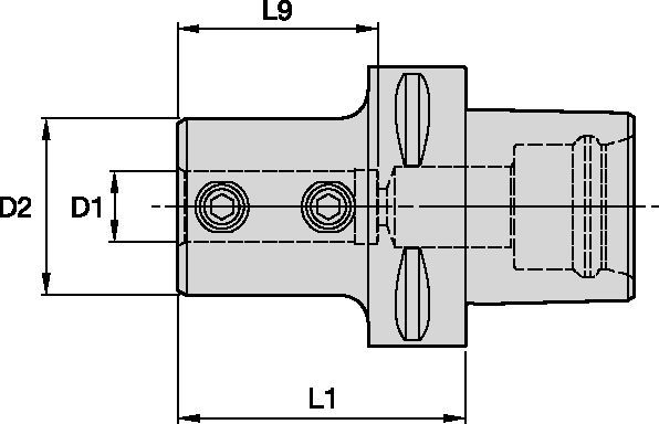 Adaptador para barra de mandrinar