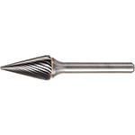 Series SM Pointed Cone • Single Cut Burs • Inch