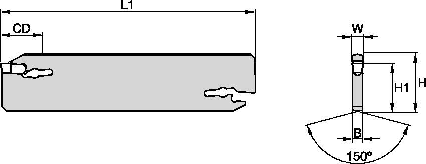 Grooving, and Cut-Off • Blades with and without reinforcement