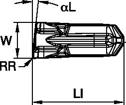 Cut-Off Inserts • M Precision Molded • Metric