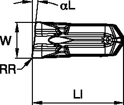 Cut-Off Inserts • R Precision Molded • Metric