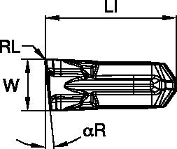 Grooving, and Cut-Off • Carbide insert