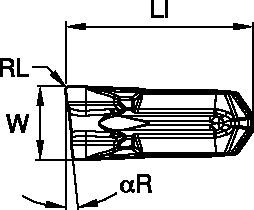 Cut-Off Inserts • R Precision Molded • Metric