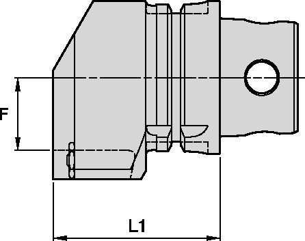 Beyond™ Evolution™ KM4X63KGMSR65C Toolholder Adapter 5543560 - Kennametal