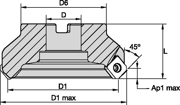 M660 - Shell Mills SN1205.. - Inch 2646749 - WIDIA