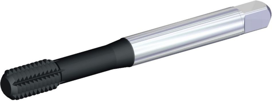 T624 • DIN Length ANSI Shank • Form C Semi-Bottoming Entry Taper • Metric