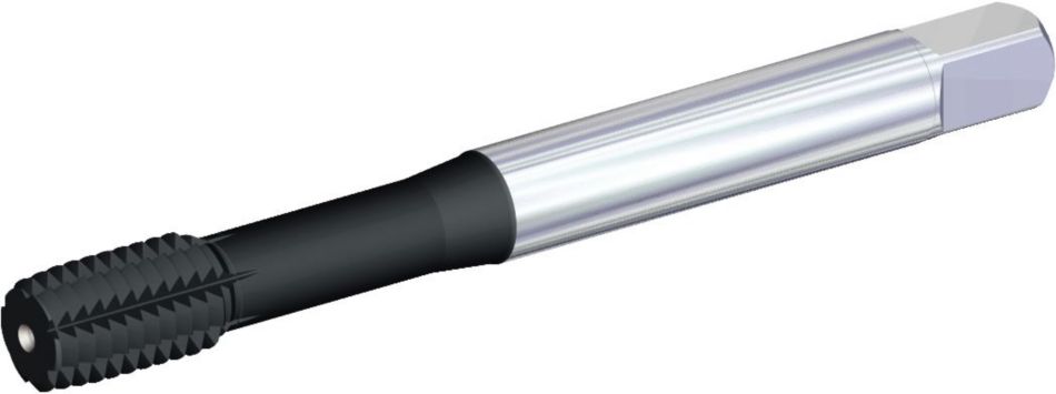 T627 • DIN Length ANSI Shank • Form E Bottoming Entry Taper • Through Coolant • Metric