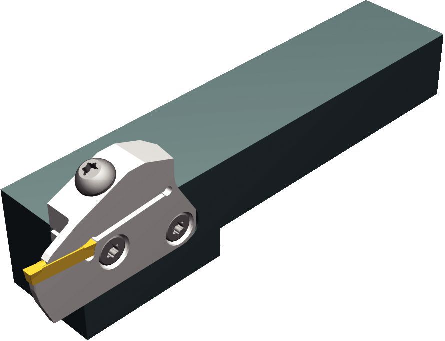 WMT Modular Toolholders • Straight Mount • Grooving, Cut-Off, Face Grooving • Metric