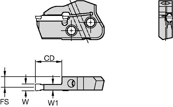 Cuchillas modulares WMT • Sistema métrico