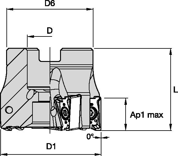 VSM490-15 - Shell Mills - Inch 5873109 - WIDIA