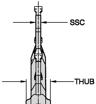 Slot milling cutter for multiple materials.