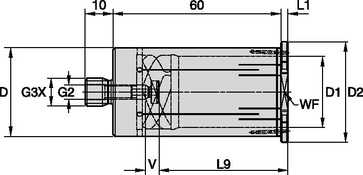 Hydraulic Sleeves • 32mm - 20mm • Coolant • Safe-Lock™ • Metric with Metric Bores