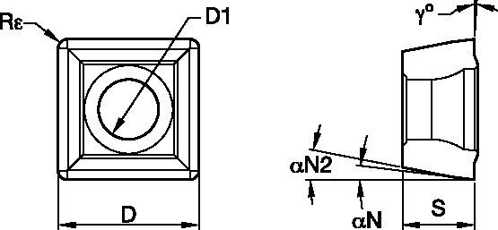 Drill Fix™ DFSP™ • PŁYTKI • Geometria LP