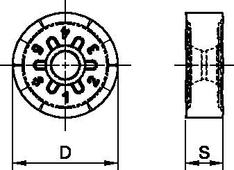 M200 RN86 INSERT RNGJ-ML Indexable Milling - 6010064 - WIDIA